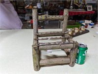 Miniature Log Chair