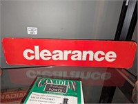 Clearance Signs