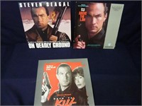 SET OF 3 STEVEN SEAGAL MOVIES ON LASER DISC