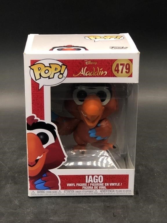 New Funko Pop Disney's Aladdin Iago Figure w/