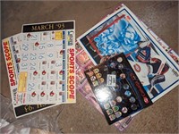 McDonald's hockey placemats, 67s cards, etc