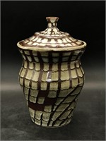 Vintage Ceramic Pottery Cookie Jar (10 x 6