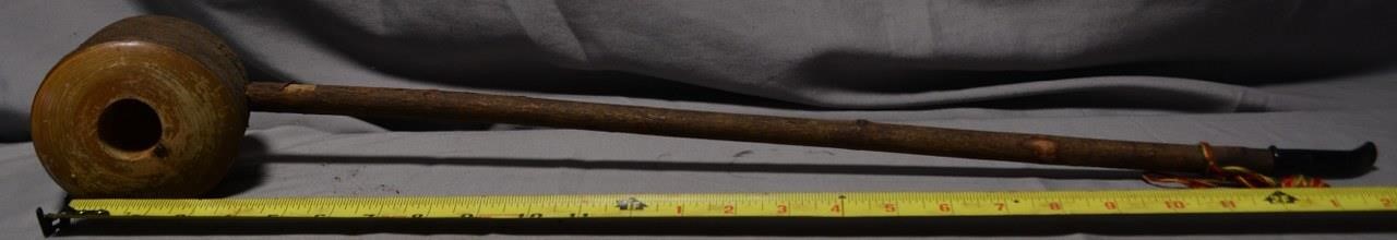 45B: 28” wooden pipe