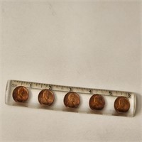 Lucite Penny Ruler