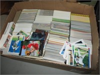 box of collector baseball cards