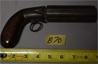 70B: 19th Century Pepper Gun, non-operable