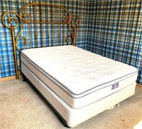 full bed - metal head board- VG condition