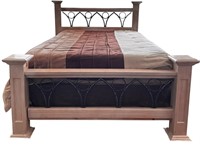 Wooden Platform Queen Bed