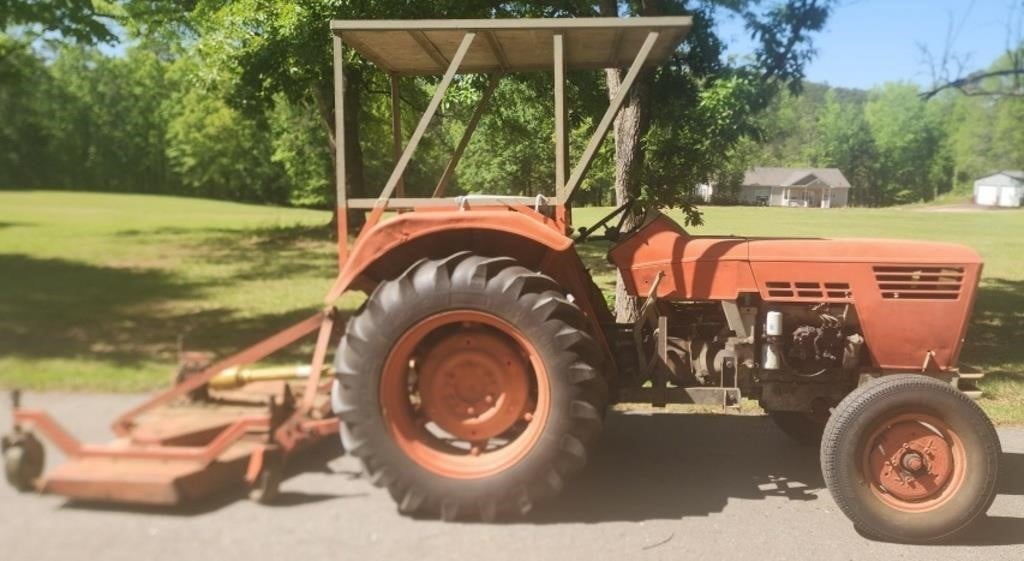 70s Deutz Tractor with Mower Deck