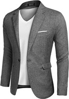 COOFANDY Men's Casual Sports Suit Blazer-L