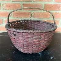 Authentic Purple Single Handle Basket