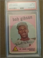 1959 Topps Bob Gibson RC PSa 4