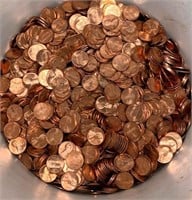 3,100+ ($31) 1974 copper pennies- uncirculated