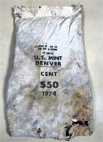 4,900+ ($49) 1974 copper pennies- uncirculated