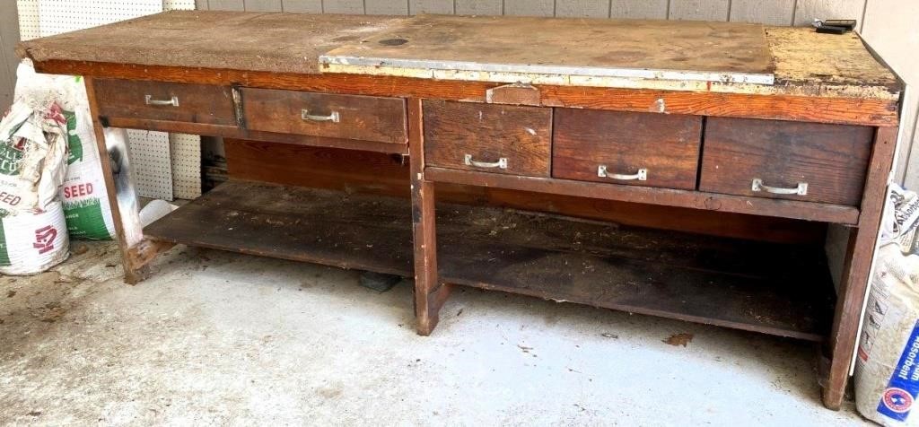 9ft x32" work bench