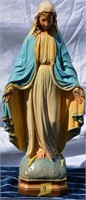 9P: Virgin Mary, 17 ½” tall