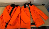 Vintage blaze orange hunting coats- Ted Williams
