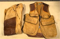 vintage hunting vest & pants