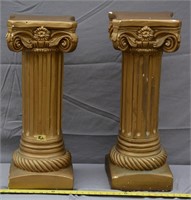 22P: (2) statue holders, 28” tall
