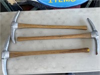 3 WOODEN PICKS FOR PROPS (NOT HEAVY)