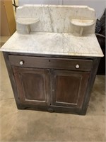 40 x 31 x 16 marble top washstand