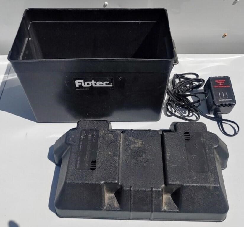 Flotec Marine Battery Box With Charger