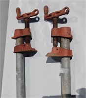 48" Pipe Clamps (2) Fully Functional