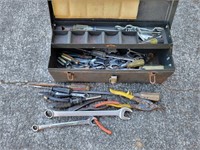 Toolbox with Assorted Hand Tools, Good Brands
