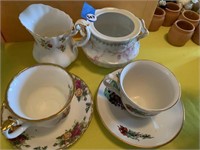 LIMOGES ROYAL ALBERT TEA CUPS & MORE