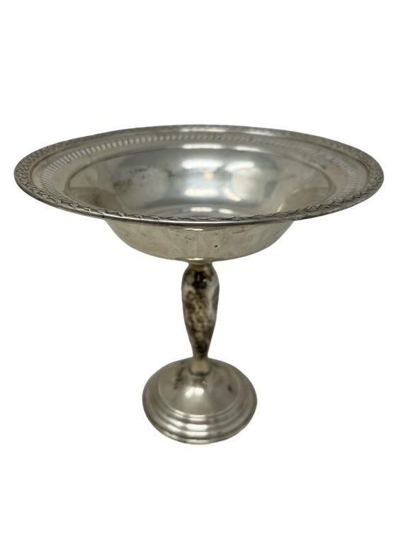 NS co sterling silver compote pedestal bowl