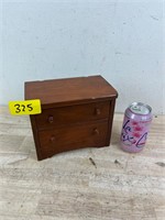 Vintage wood dollhouse dresser