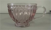 TrueLiving 13.5oz Glass Tea Mug PINK