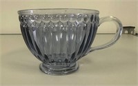 TrueLiving 13.5oz Glass Tea Mug BLUE