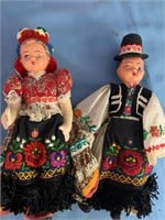 Vintage European Souvenir Girl & Boy Doll