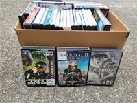 Box of PC Games & Some WII Games