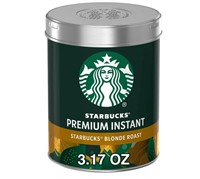 Starbucks Premium Instant Coffee Blonde Roast 3oz