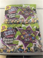2 Bags 160pc Dubble Bubble Ghouls Gum Bubble Gum