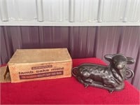 GRISWOLD lamb mold in box