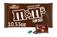 M&Ms Fun Size Milk Chocolate Candy 10.53oz Bag