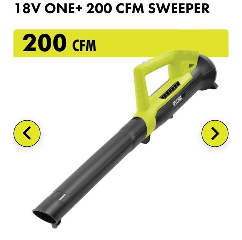 RYOBI ONE+ 18V 200 CFM 90MPH Sweeper Blower NEW