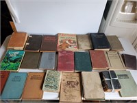 Vintage book lot some poor condition