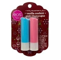 EOS Lip Balm 2pk Vanilla Confetti Pink Champagne