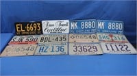 Vintage License Plates-Michigan, PA Classic Car,