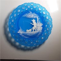 Blue boy fishing plate