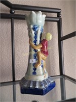 Climbing Monkey, Glazed Vase