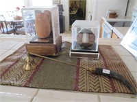 Israeli Pottery, Scripture & Candle Snuffer