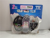 2-Pack Womens Snow Trax Size: 5-10