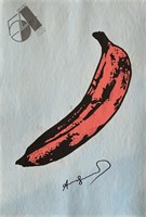 Andy Warhol Mixed Media Drawing on Paper COA