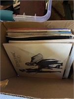 Box lot of record albums. Fleetwood Mac, Bee