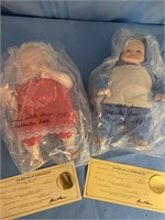 Tulsa State Fair Porcelain Dolls 1986 & 1987